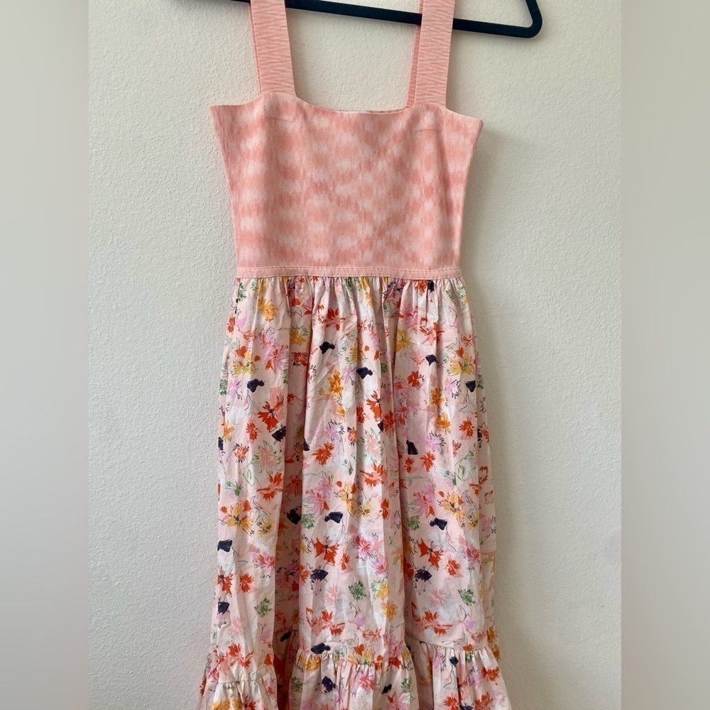NWOT Tana Taylor Gianna Pink Floral Sleeveless Maxi Dress - Picture 3 of 8